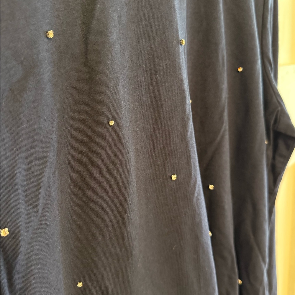 Chico's Zenergy Blue Zip Up Cardigan & Coordinating Long Sleeve Tee Sz 2 (L) - Picture 6 of 16